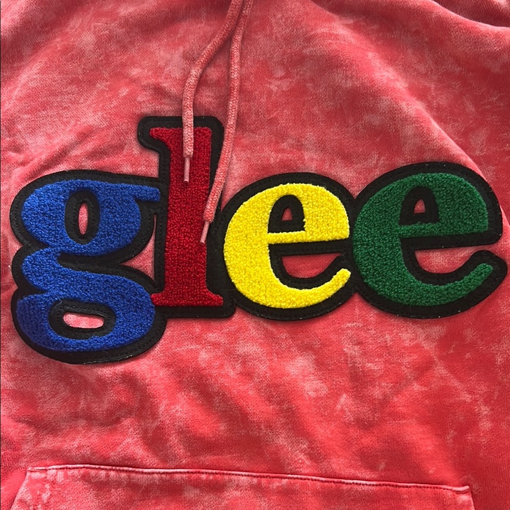 Glee Red Tie-Dye Hooded Sweatshirt and sweatpants - Picture 2 of 7